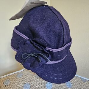 Stormy Kromer Petal Pusher Hat Purple Size 6 7/8 New NWT
